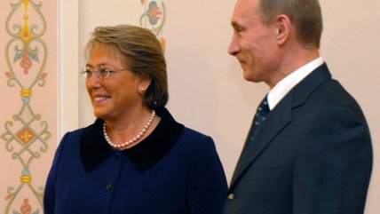 Vladimir Putin manifestó su deseo de incrementar el comercio con Chile
