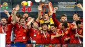 Diarios españoles se deshicieron en elogios a la selección bicampeona de Europa Diarios españoles se deshicieron en elogios a la selección bicampeona de Europa