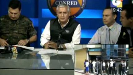   Presidente de Guatemala entregó reporte tras terremoto 