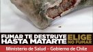 Publicista y campaña antitabaco: Uso constante del \