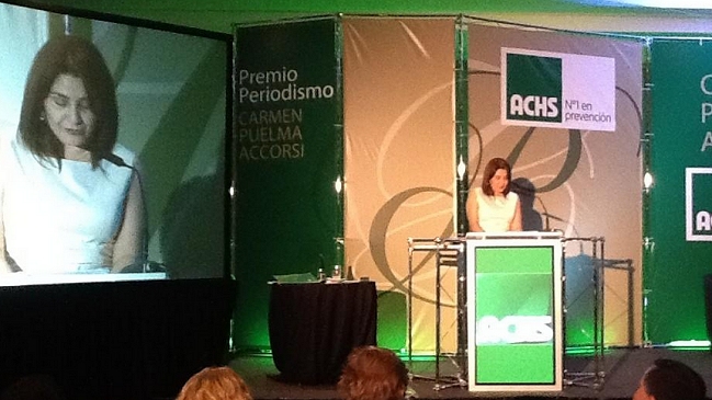 Verónica Franco recibió el premio Verónica Franco recibió el premio