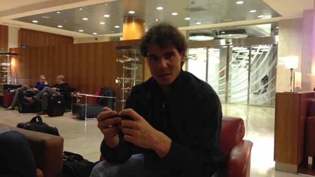 Rafael Nadal ya se encuentra en Chile Rafael Nadal ya se encuentra en Chile
