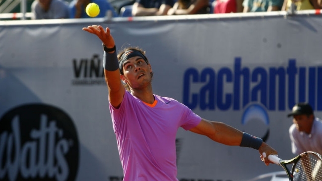Rafael Nadal dio otra muestra de su recuperación en Viña del Mar Rafael Nadal dio otra muestra de su recuperación en Viña del Mar
