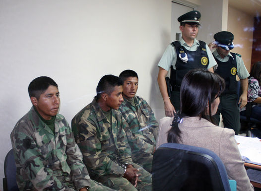 Juez mantuvo prisión preventiva para soldados bolivianos Juez mantuvo prisión preventiva para soldados bolivianos