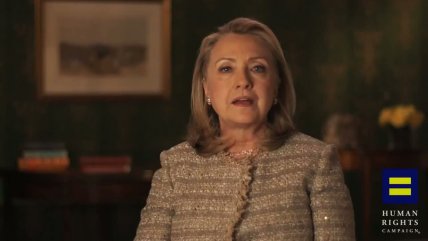 El apoyo de Hillary Clinton al matrimonio homosexual