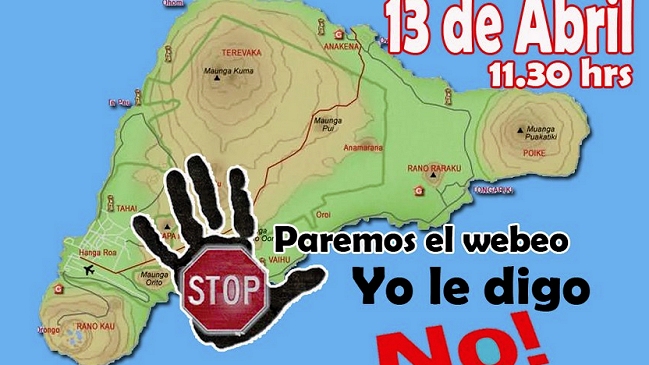 Llaman a protestar contra eventual reality en Isla de Pascua