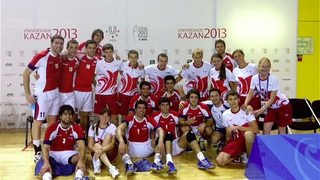 Selección masculina de voleibol venció a Canadá en los Juegos Olímpicos Universitarios Selección masculina de voleibol venció a Canadá en los Juegos Olímpicos Universitarios