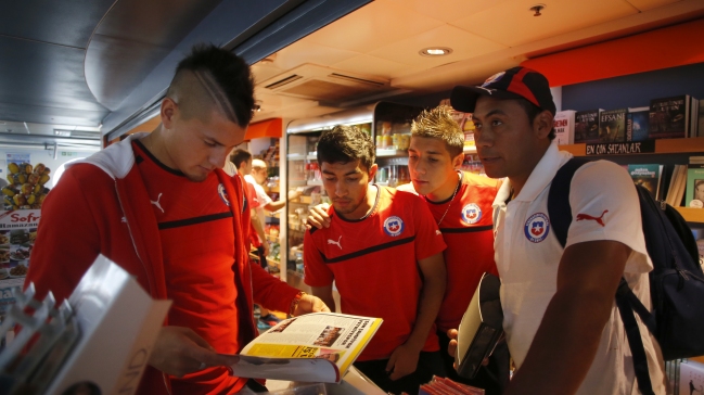 La sub 20 arribó a Chile tras viaje desde Turquía La sub 20 arribó a Chile tras viaje desde Turquía