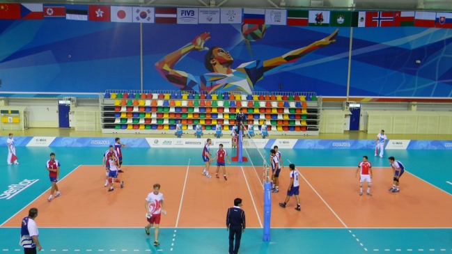 Chile venció a Tailandia en el voleibol masculino de los JJ.OO. Universitarios Chile venció a Tailandia en el voleibol masculino de los JJ.OO. Universitarios