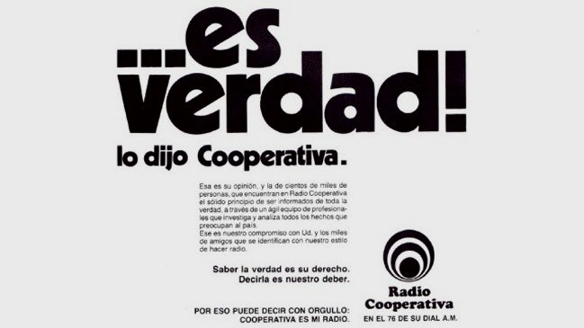 Radio Cooperativa a 40 años Radio Cooperativa a 40 años