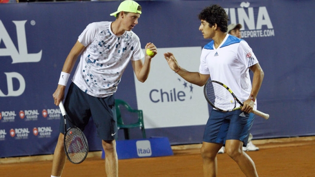 Christian Garín y Nicolás Jarry debutaron con triunfo en dobles del ATP de Viña del Mar Christian Garín y Nicolás Jarry debutaron con triunfo en dobles del ATP de Viña del Mar
