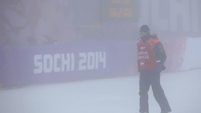 Niebla obligó a la suspensión de varias competencias en los Juegos de Invierno en Sochi Niebla obligó a la suspensión de varias competencias en los Juegos de Invierno en Sochi