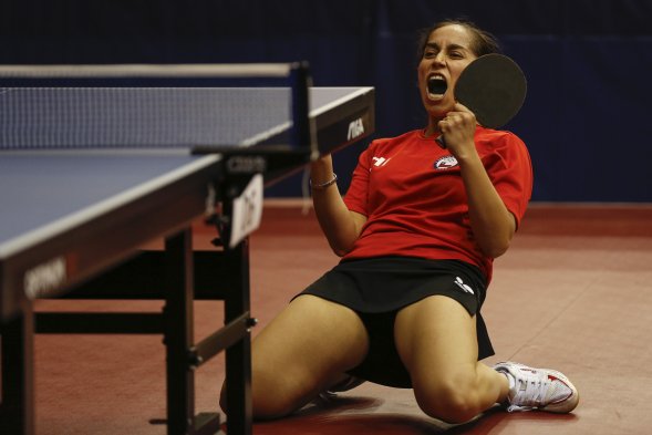 Este martes comenzó la primera ronda de tenis de mesa en los Juegos Sudamericanos de Santiago. La competencia se desarrolló en el Gimnasio Olímpico de San Miguel. Este martes comenzó la primera ronda de tenis de mesa en los Juegos Sudamericanos de Santiago. La competencia se desarrolló en el Gimnasio Olímpico de San Miguel.