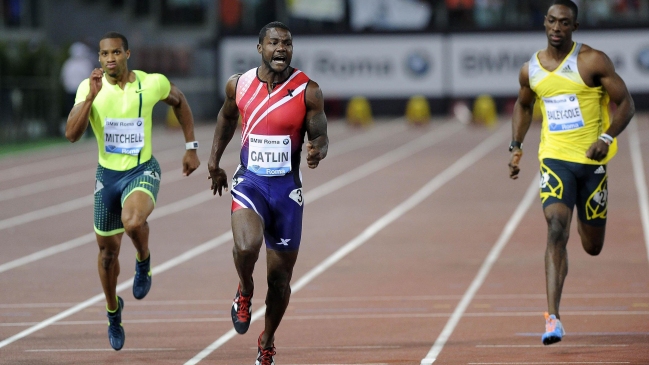Justin Gatlin fue el más rápido en la Golden Gala de Roma Justin Gatlin fue el más rápido en la Golden Gala de Roma