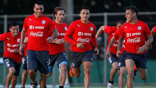 La selección chilena inicia su preparación para el partido con España La selección chilena inicia su preparación para el partido con España