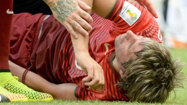 Portugal perdió a Fabio Coentrao por el resto del Mundial Portugal perdió a Fabio Coentrao por el resto del Mundial