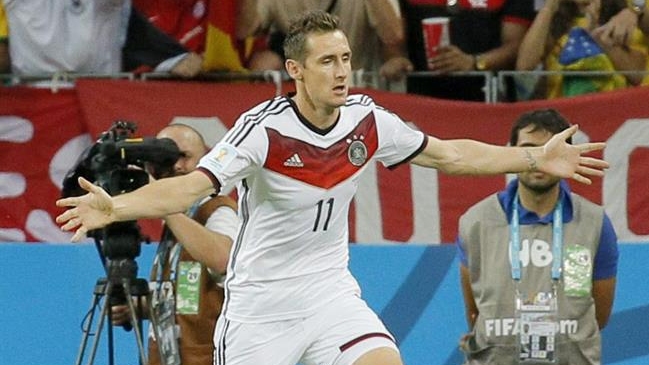 Miroslav Klose igualó récord goleador de Ronaldo en Mundiales Miroslav Klose igualó récord goleador de Ronaldo en Mundiales