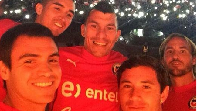 Los jugadores de la selección se llenaron de Los jugadores de la selección se llenaron de