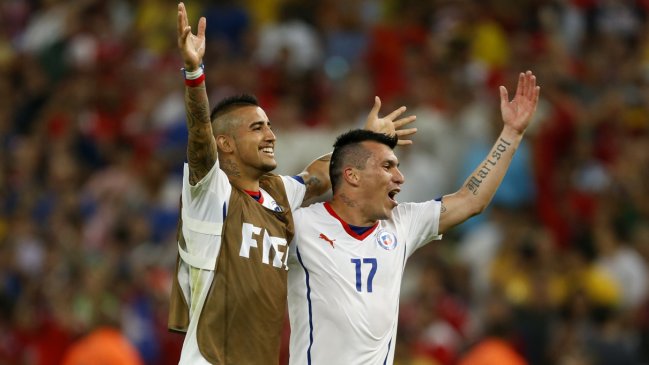 Gary Medel y Arturo Vidal evolucionan positivamente de sus lesiones Gary Medel y Arturo Vidal evolucionan positivamente de sus lesiones