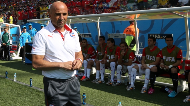 Jorge Sampaoli comparece ante los medios tras la participación de Chile en Brasil 2014 Jorge Sampaoli comparece ante los medios tras la participación de Chile en Brasil 2014