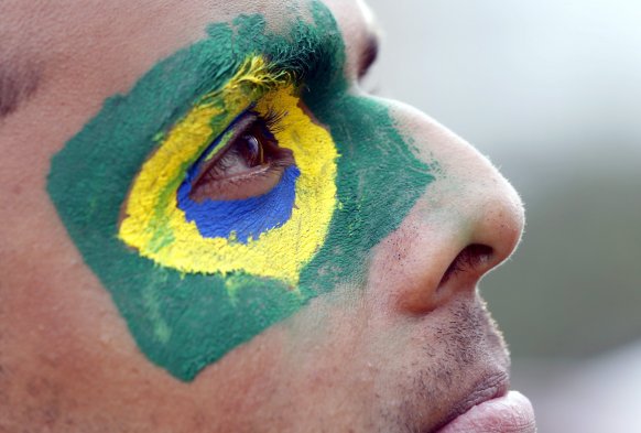 La tristeza inundó a toda la hinchada de Brasil alrededor del país por el La tristeza inundó a toda la hinchada de Brasil alrededor del país por el