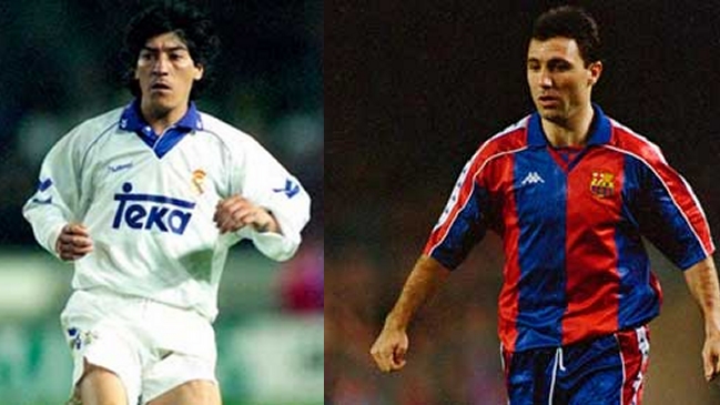 Zamorano y Stoichkov, antes rivales y ahora amigos, brindaron entrevista conjunta Zamorano y Stoichkov, antes rivales y ahora amigos, brindaron entrevista conjunta