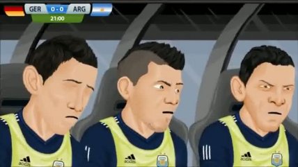 Revisa la parodia animada sobre la final del Mundial de Brasil 2014