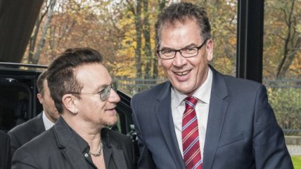 Bono y su encuentro con líder económico alemán