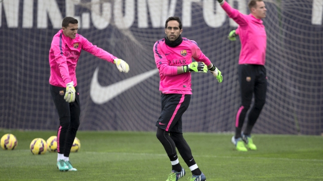 Claudio Bravo no fue citado en Barcelona para duelo por Copa del Rey Claudio Bravo no fue citado en Barcelona para duelo por Copa del Rey