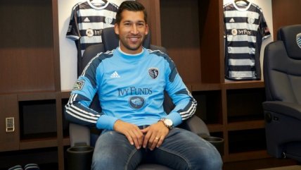   Luis Marín se puso la camiseta de Kansas City 