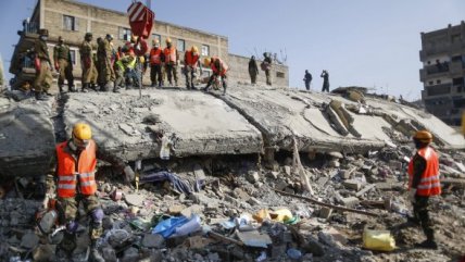   Edificio residencial se derrumbó en Kenia 