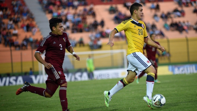Colombia derrotó a Venezuela y complicó opciones de Chile en el Sub 20 Colombia derrotó a Venezuela y complicó opciones de Chile en el Sub 20