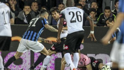 Mauricio Pinilla fue figura en igualdad de Atalanta ante Cesena