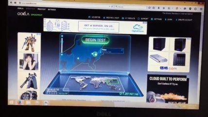 La velocidad de internet en Tokio