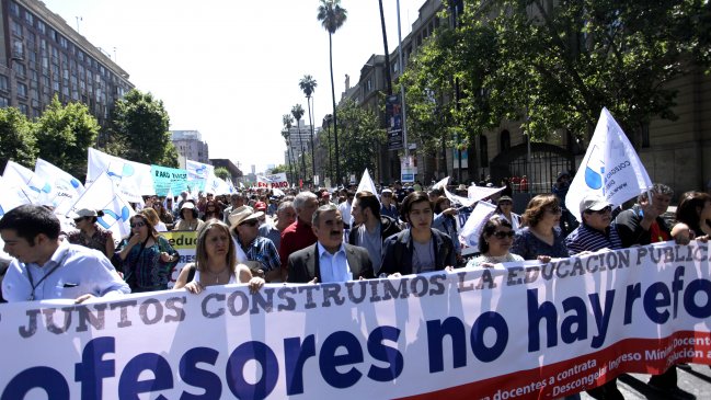 Colegio de Profesores inicia una semana continua de protestas