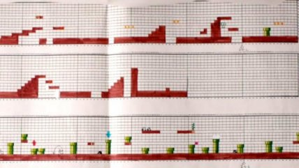 A lápiz y papel: Así se diseñó el emblemático Super Mario Bros.