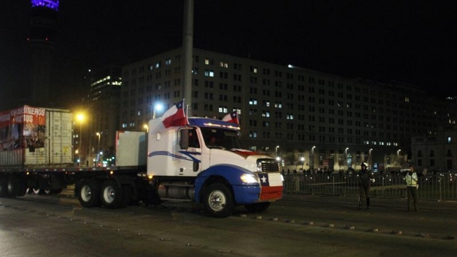 La protesta de los camioneros de La Araucanía La protesta de los camioneros de La Araucanía