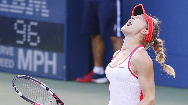Eugenie Bouchard sufrió golpe en la cabeza y su presencia en octavos del US Open quedó en duda Eugenie Bouchard sufrió golpe en la cabeza y su presencia en octavos del US Open quedó en duda