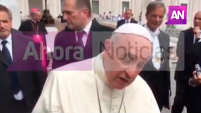 El origen del video con la polémica defensa del papa Francisco al obispo de Osorno El origen del video con la polémica defensa del papa Francisco al obispo de Osorno