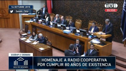   El homenaje que el Senado realizó a Radio Cooperativa en sus 80 años 