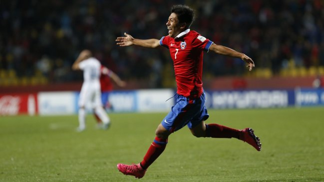 Golazo de seleccionado chileno es candidato a ser el mejor del Mundial sub 17 Golazo de seleccionado chileno es candidato a ser el mejor del Mundial sub 17