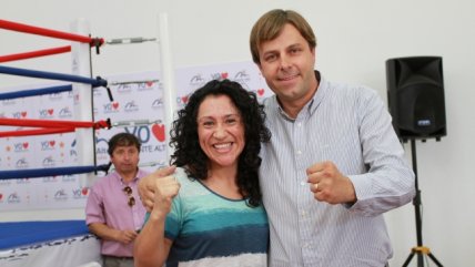   La inauguración del centro de entrenamiento de boxeo en Puente Alto 