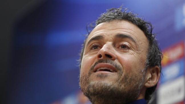 Luis Enrique se mostró Luis Enrique se mostró