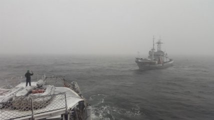   Remolcador Lautaro rescató a buque de la Armada uruguaya en la Antártica 