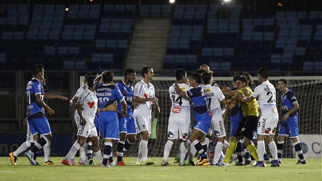 Tribunal sancionó a protagonistas de trifulca en duelo de San Marcos y O'Higgins