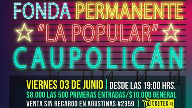 La Fonda Permanente realizará este sábado un Caupolicanazo La Fonda Permanente realizará este sábado un Caupolicanazo