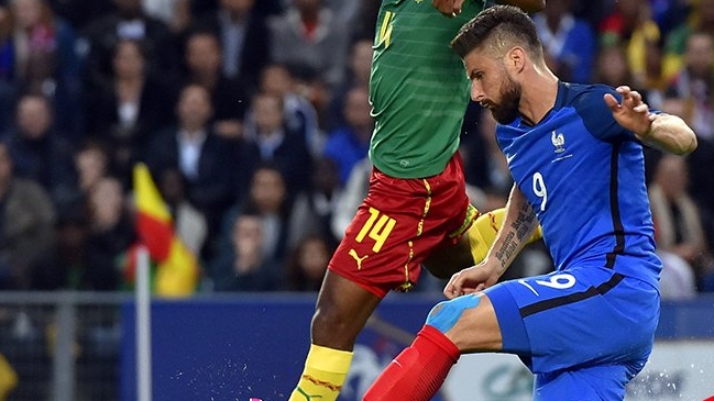 Francia derrotó en un ajustado amistoso a Camerún Francia derrotó en un ajustado amistoso a Camerún