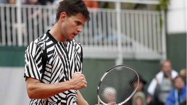 Dominic Thiem llegó por primera vez a los cuartos de final de un Grand Slam Dominic Thiem llegó por primera vez a los cuartos de final de un Grand Slam