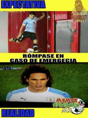 Uruguay quedó eliminado de la Copa América Centenario este jueves, tras caer ante Venezuela por 0-1 y el nuevo triunfo de México, ante Jamaica. Las redes sociales reaccionaron ante esto y compartieron varios memes al respecto. Uruguay quedó eliminado de la Copa América Centenario este jueves, tras caer ante Venezuela por 0-1 y el nuevo triunfo de México, ante Jamaica. Las redes sociales reaccionaron ante esto y compartieron varios memes al respecto.