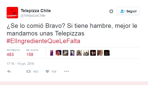 Chile venció 4-2 a Panamá y clasificó a los cuartos de final de la Copa América Centenario. Sin embargo, fue la baja actuación de Claudio Bravo durante el cotejo el blanco de los memes en las redes sociales. Chile venció 4-2 a Panamá y clasificó a los cuartos de final de la Copa América Centenario. Sin embargo, fue la baja actuación de Claudio Bravo durante el cotejo el blanco de los memes en las redes sociales.